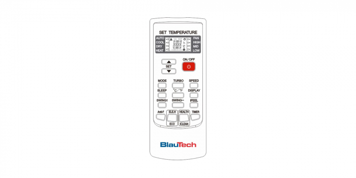 APARAT AER CONDITIONAT DC INVERTER SPLIT, 9000 BTU, A+++, WIFI, AUTOCURATIRE, RACIRE-INCALZIRE, DEZUMIDIFICARE BLAUTECH [2]