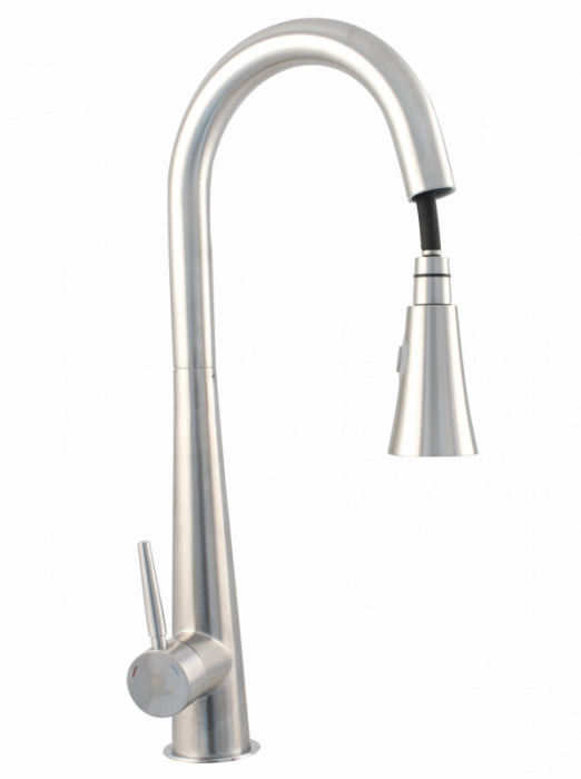 Baterie bucatarie INOX cu dus extractibil [3]