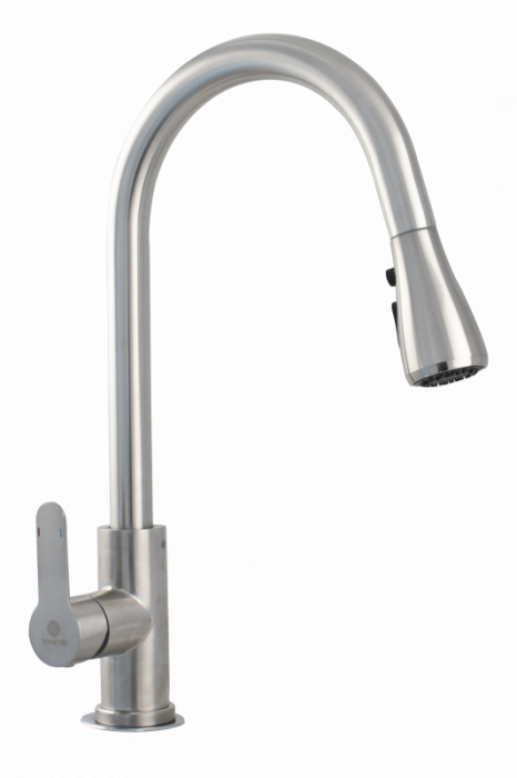Baterie bucatarie INOX cu dus extractibil [1]