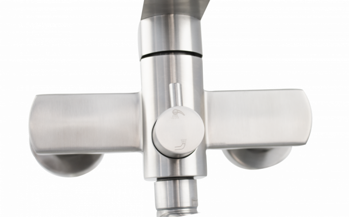 Baterie cada INOX pipa lunga si dus, Ermetiq [2]
