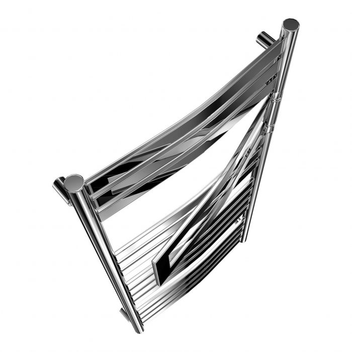 Calorifer baie portprosop decorativ cromat 565/1160 mm VULCAN NV FLEXI cu kit de instalare [2]