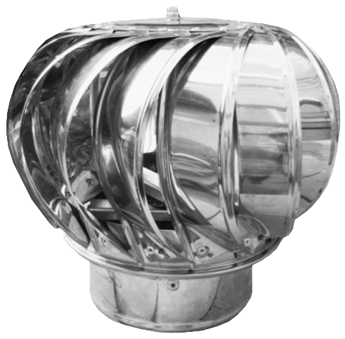 CAPAC TERMINAL COS DE FUM ROTATIV INOX ESP / D[MM]: 200 [2]