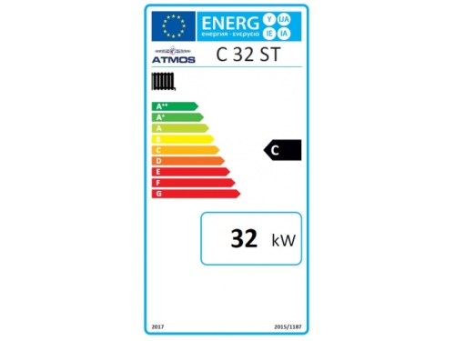 Cazan pe Lemn si Carbune cu Gazeificare ATMOS C 32 ST - 32 KW [4]