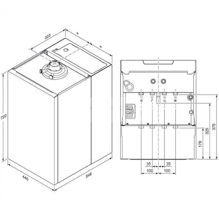Centrala termica in condensatie VAILLANT ecoTEC plus VUI 32CS/1-5, 27 kW - boiler incorporat 20 litri [3]
