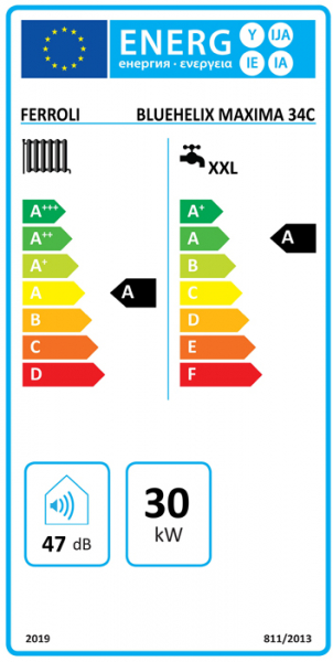 Centrala Termica pe gaz in condensare FERROLI Bluehelix Alpha 34C [3]