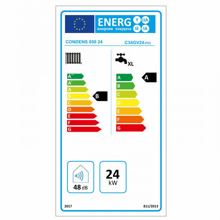 Centrala termica pe gaz in condensatie MOTAN CONDENS 050 24KW, kit evacuare inclus [3]