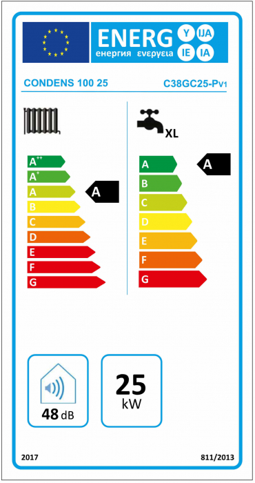 Centrala termica pe gaz in condensatie MOTAN CONDENS 100 25KW, kit evacuare inclus [4]