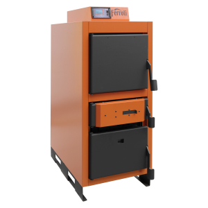 Centrala termica pe lemne din otel cu gazeificare FERROLI CGF PRO 50(50KW) cu regulator - FERROLI [2]