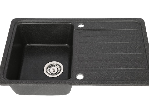 Chiuveta CASA BLANCA VERA 1 cuva si picurator 76X46 NEAGRA [3]