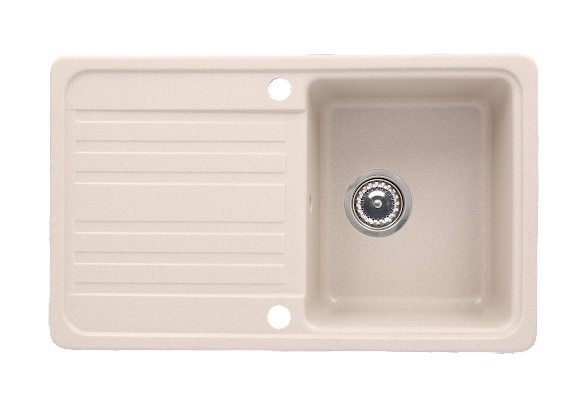 Chiuveta CASA BLANCA VERA 1 cuva si picurator 76X46 NISIP [2]