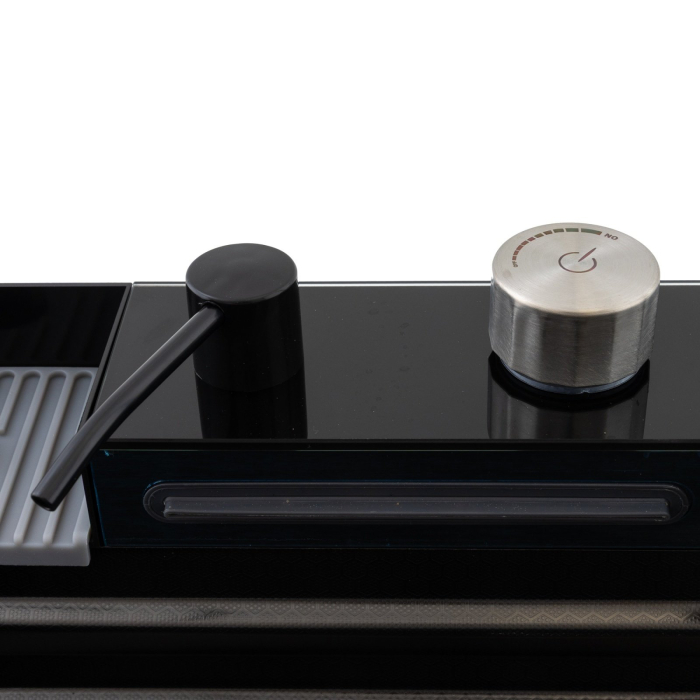 Chiuveta multifunctionala din inox nano black, honeycomb, seria Decor MIXXUS 750 × 460 mm [4]