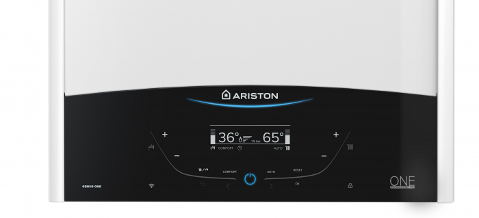 Centrala termica pe gaz in condensare Ariston GENUS ONE+ Wi-Fi 24 kW+kit evacuare [2]