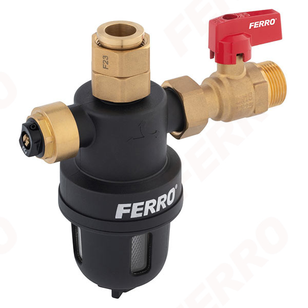 Filtru antimagnetita (Separator magnetic de impuritati) FERRO FMDS20 3/4'' [1]