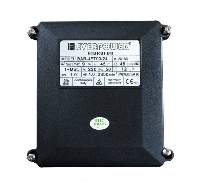 Hidrofor fonta,9m,1kw,24L [5]