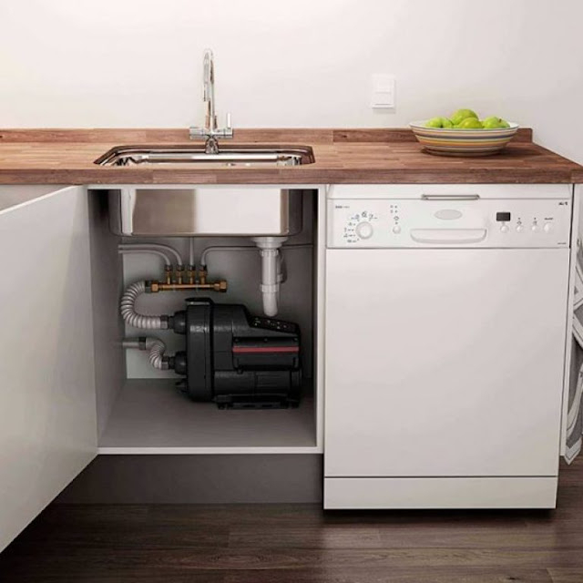 Hidrofor Grundfos Scala2 3-45, cu pompa + rezervor + motor + senzor + clapeta unisens, 550 W, 93013252 [3]