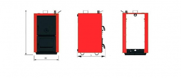 Cazan din otel pe combustibil solid KesselTech SB 25 EC FC [2]