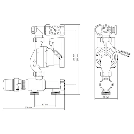 Kit reglare temperatura/amestec REHAU RAUTHERM FLEX [4]