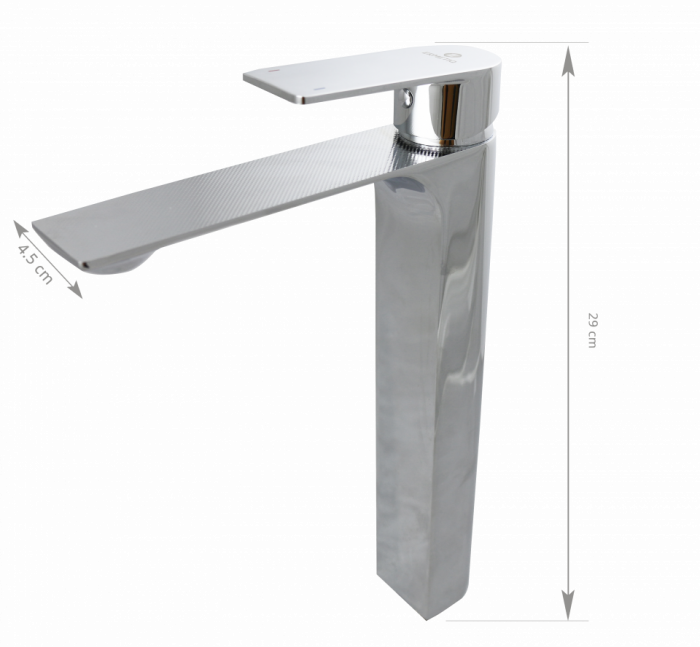 Baterie lavoar tip stalp Ermetiq, gama STYLISH [3]