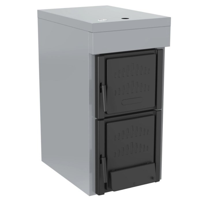 Pachet Cazan din FONTA pe combustibil solid HUNOR 38KW cu accesorii instalare si puffer 750L [2]