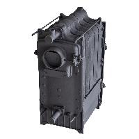 Pachet Cazan din FONTA pe combustibil solid HUNOR 38KW cu accesorii instalare si puffer 750L [4]