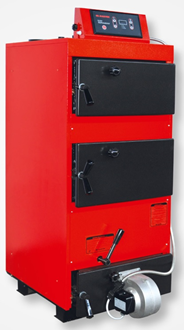 Pachet Cazan din otel pe combustibil solid MAKTEK 40-47 kw cu accesorii instalare [2]