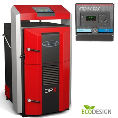 Pachet cazan lemne cu gazeificare ATTACK DPX 35 PROFI 35 kW cu accesorii instalare si puffer 750L [2]