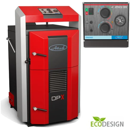 Pachet cazan lemne cu gazeificare ATTACK DPX 35 STANDARD 35 kW cu accesorii instalare [2]