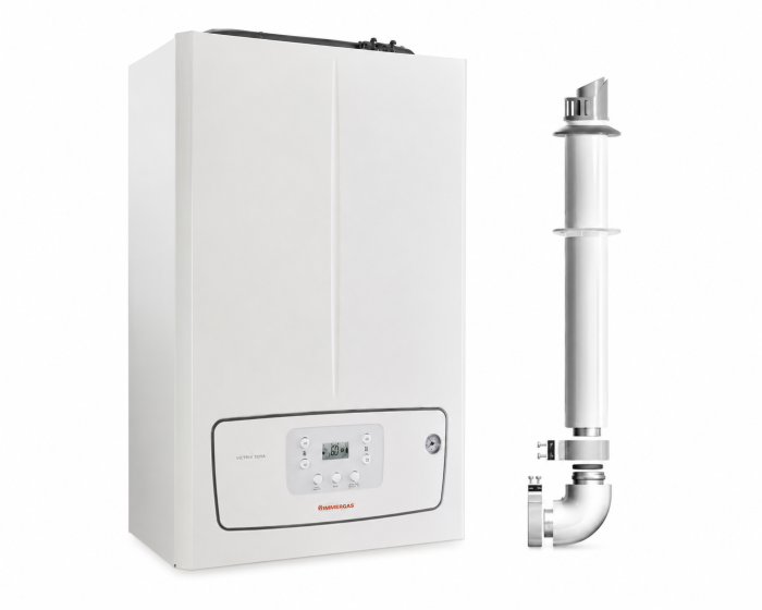 Pachet centrala termica pe gaz IMMERGAS VICTRIX TERA 24-28 V3, kit evacuare si filtru antimagnetita [2]