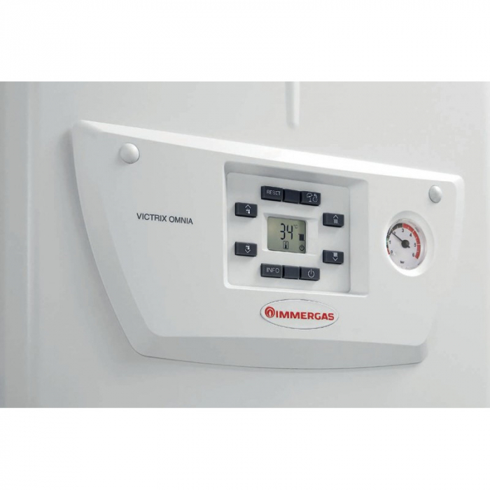 Pachet Centrala Termica pe gaz in condensare IMMERGAS VICTRIX OMNIA 25+KIT+ROBINETI+TERMOSTAT Q3RF [2]