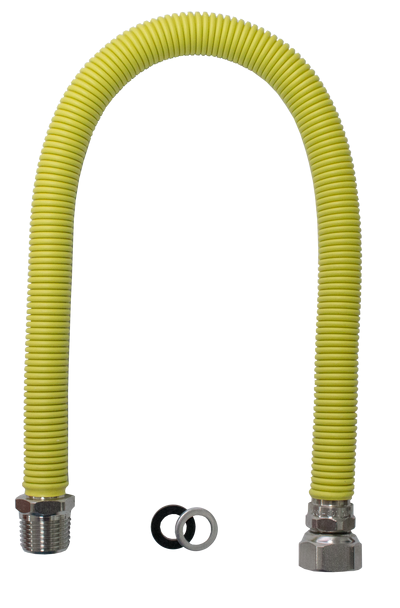 Golden pea Disturb Racord flexibil extensibil din inox pentru gaz 3/4"MF*40-80