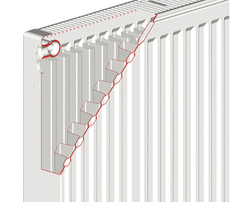 Radiator/Calorifer din otel Brise Heizkorper 22/600/2000 [2]