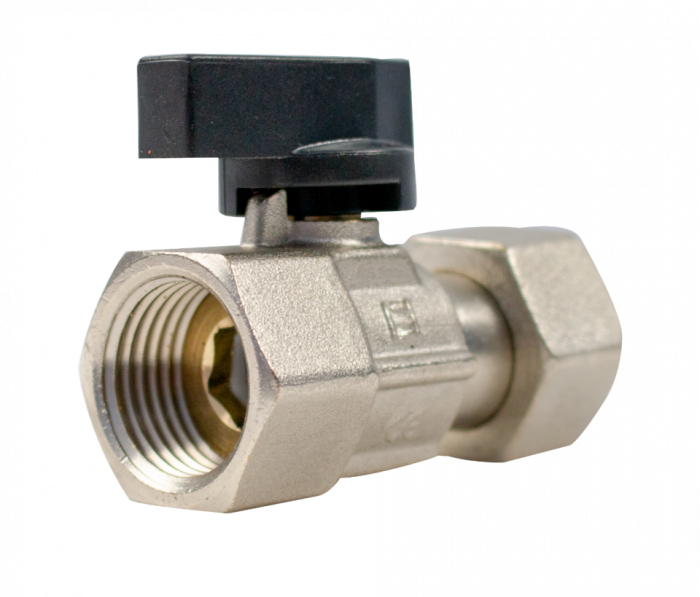Robinet cu olandez nedemontabil 1/2"FF 1/2"F [2]