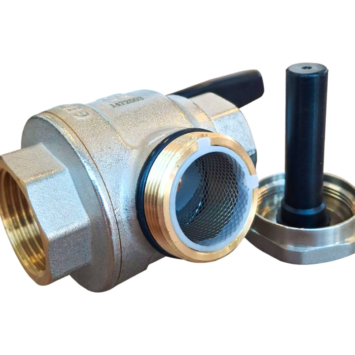 Robinet sferic cu filtru magnetic 3/4" FF ERMETIQ ER-LTFF34 [4]