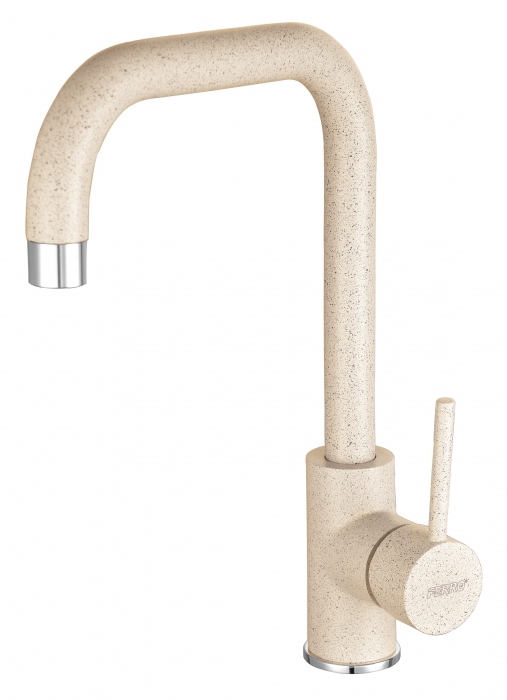 Set Chiuveta bucatarie Ferro Mezzo II 1 Cuva si Picurator 78x48 cm NISIP si Baterie Ferro FREYA stativa bucatarie BFR42S [5]