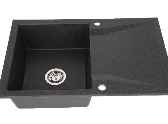 Set chiuveta CASA BLANCA NERA 1 cuva si picurator 790X500 NEAGRA+Baterie ER-YX208N [3]