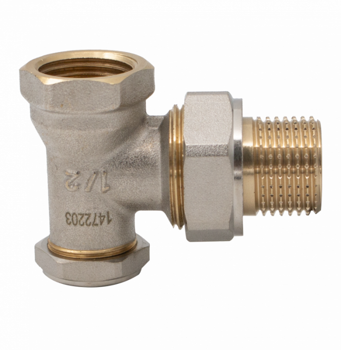 Set robineti radiator tur/retur 1/2"MF [5]