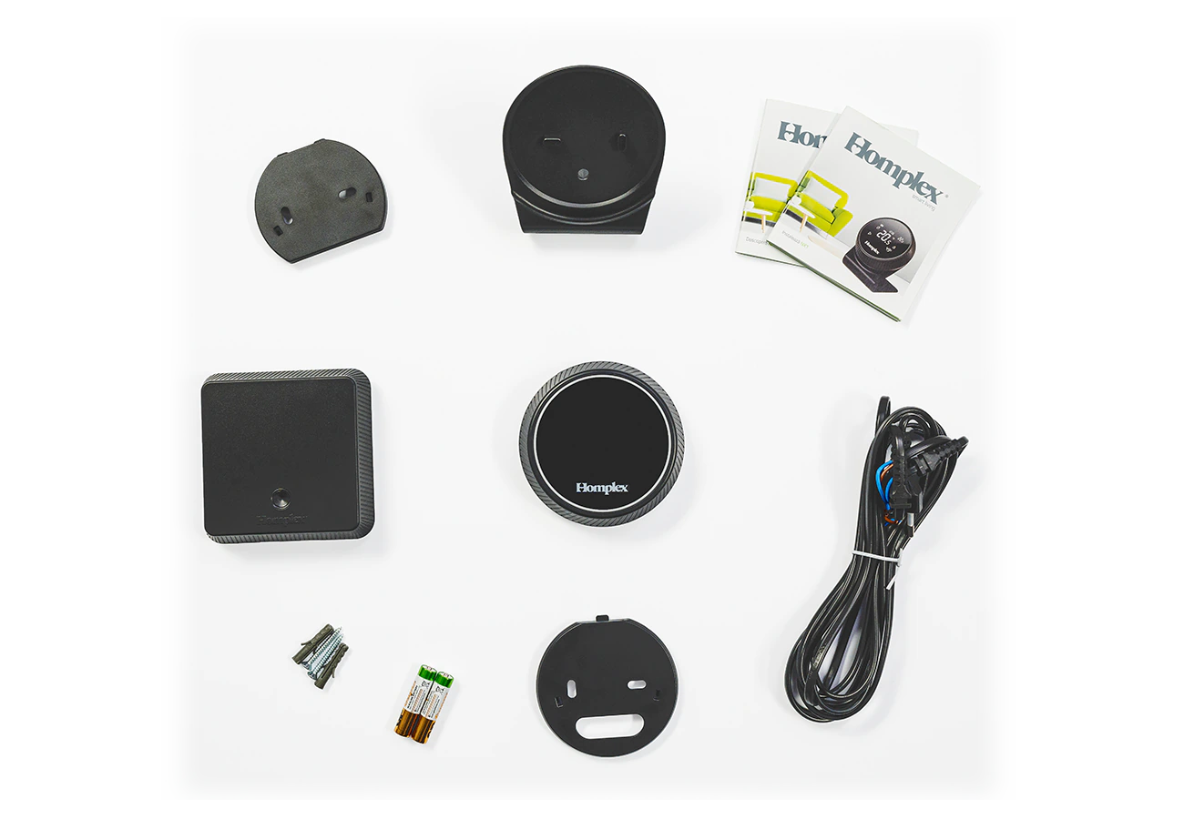 Termostat ambiental programabil inteligent Homplex NX1 cu control de la distanță, Black Edition [5]
