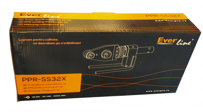 Trusa lipit tevi PPR Everline 20-32 / 800w; [4]