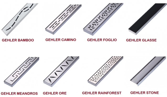 Rigola de dus GEHLER MEANDROS 600x70 mm [6]