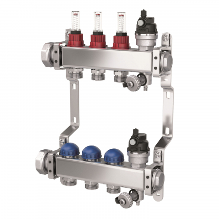 Distribuitoare - Distribuitor cu debitmetru PURMO PREMIUM LINE 1'' 3CAI