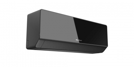 Aparate de aer conditionat si Dezumidificatoare - Aparat aer conditionat inverter split, 12000 BTU, A+++, negru, WiFi, cu micropori, racire-incalzire, dezumidificare, lumina UVC, silentios, design elegant, BlauTech Premium Plus