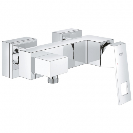 Produse Amenajare Baie - Baterie baie dus, Grohe Eurocube 23145000, monocomanda, montaj aplicat, finisaj cromat