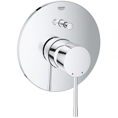 Produse Amenajare Baie - Baterie baie incastrata pentru cada / dus, Grohe Essence 24058001, montaj incastrat, monocomanda, finisaj cromat