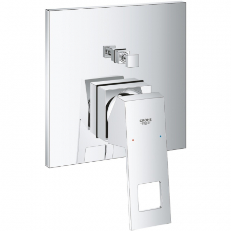 Produse Amenajare Baie - Baterie baie incastrata pentru cada / dus, Grohe Eurocube 24062000, montaj incastrat, monocomanda, finisaj cromat