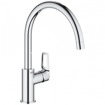 Produse Amenajare Baie - Baterie bucatarie, Grohe BauLoop 31368001, stativa, monocomanda, alama, finisaj cromat
