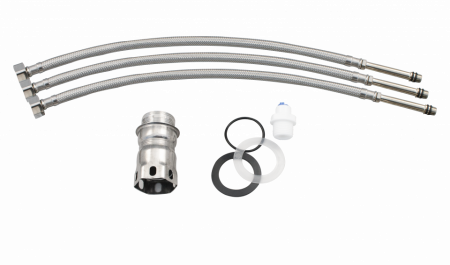 Baterie bucatarie INOX, doua cai pentru apa filtrata si apa menajera [5]