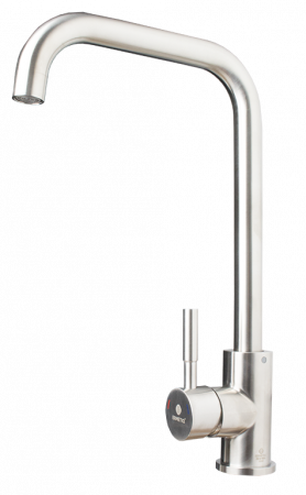 Amenajare bucatarie - Baterie bucatarie inox teava 90°