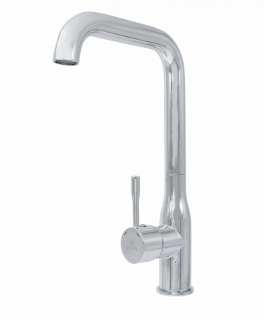 Amenajare bucatarie - Baterie bucatarie teava inox 90 grd ERMETIQ ER-A417