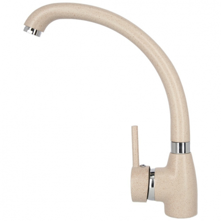 Amenajare bucatarie - Baterie chiuveta bucatarie CasaBlanca monocomanda H26 cm, bej SAND4A
