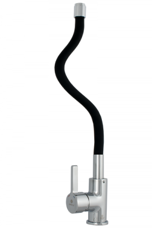 Baterie de bucatarie cu pipa flexibila NEGRU ER-A208N [2]